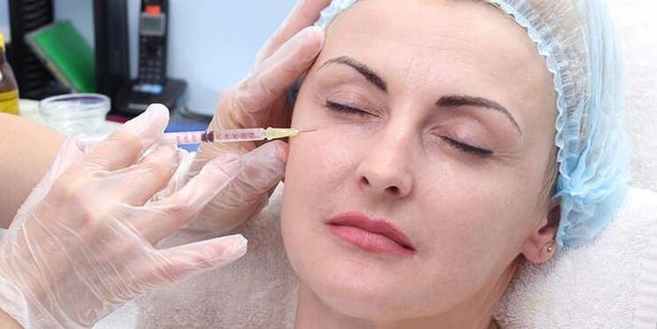 omlazení pomocí injekcí